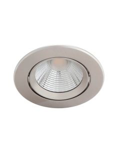 Pack 3 Downlight LED Empotrables SPARKLE 5.5W 2700K 350lm Ø85mm IP20 Níquel | LeonLeds