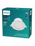 Downlight LED Empotrable DIAMOND CUT G2 3.5W Luz Neutra 4000K Ø95mm Blanco | LeonLeds