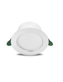 Downlight LED Empotrable DIAMOND CUT Clase A 2,2W 3000K Ultra Eficiente Ø105mm | LeonLeds