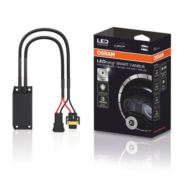 Cancelador fallos para Bombillas LED H8 H9 H11 y H16 LEDSC05 Pack 2 Unidades LEDriving Smart Canbus 12W Osram