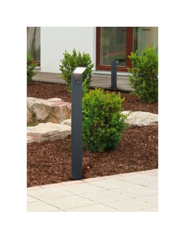 Baliza LED Exterior PEARL con Sensor de Movimiento Altura 50cm 8W 3000K| LeonLeds