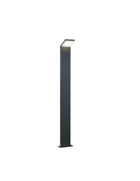 Poste Exterior LED PEARL Altura 100cm 8W 3000K Jardines y Patios | LeonLeds