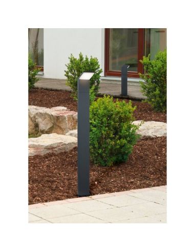 Poste externo LED PEARL Altura 100cm 8W 3000K Jardins e pátios | LeonLeds