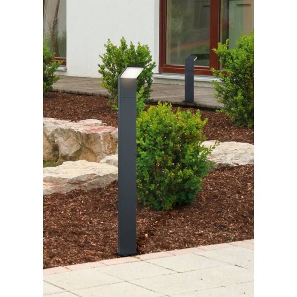 Poste Exterior LED PEARL Altura 100cm 8W 3000K Jardines y Patios | LeonLeds