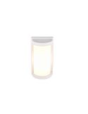 Aplique de Pared Exterior PUELO Rectangular y Alargado Bombilla excl. E27 max. 10W Blanco | LeonLeds
