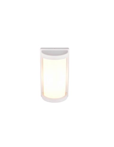 Aplique de Pared Exterior PUELO Rectangular y Alargado Bombilla excl. E27 max. 10W Blanco | LeonLeds
