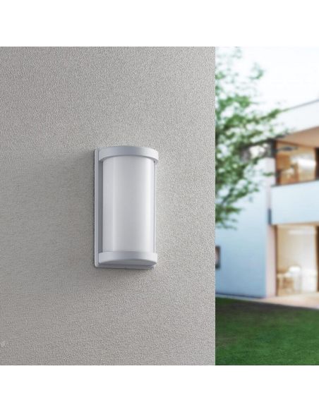 Aplique de Pared Exterior PUELO Rectangular y Alargado Bombilla excl. E27 max. 10W Blanco | LeonLeds