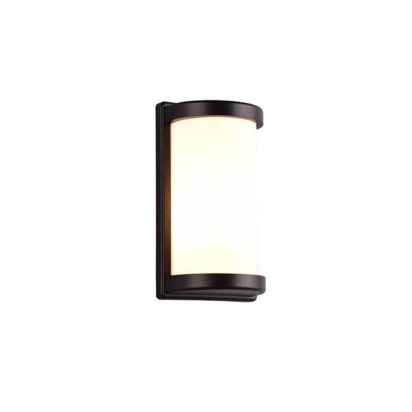 Aplique de Pared Exterior PUELO Rectangular Bombilla excl. E27 max. 10W Negro | LeonLeds