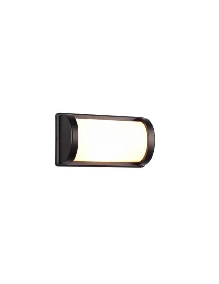 Aplique de Pared Exterior PUELO Rectangular Bombilla excl. E27 max. 10W Negro | LeonLeds