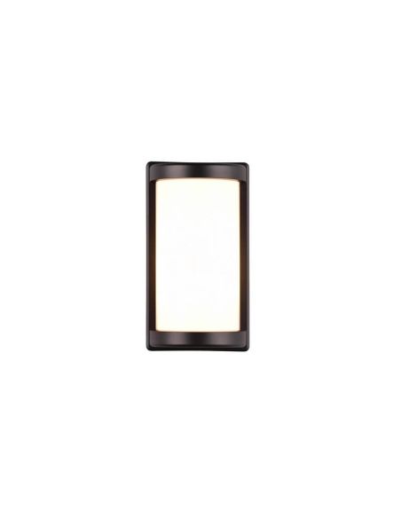 Aplique de Pared Exterior PUELO Rectangular Bombilla excl. E27 max. 10W Negro | LeonLeds