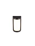 Aplique de Pared Exterior PUELO Rectangular Bombilla excl. E27 max. 10W Negro | LeonLeds