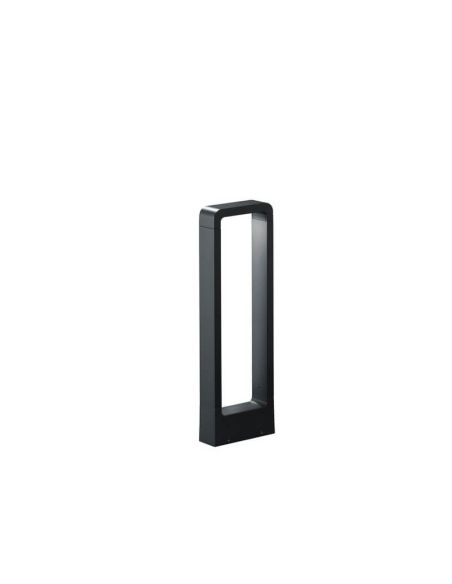 Baliza LED Exterior RENO Moderno y Minimalista 50cm 4,5W 450lm 3000K IP54 Antracita | LeonLeds