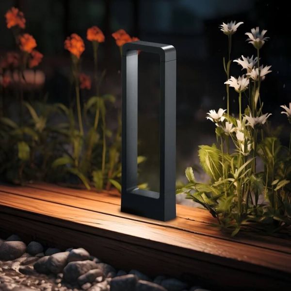 Baliza LED Exterior RENO Moderno y Minimalista 50cm 4,5W 450lm 3000K IP54 Antracita | LeonLeds