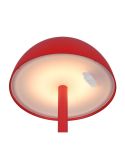 Lámpara LED Sobremesa Táctil Exterior RICARDO Recargable 3000K IP54 Rojo | LeonLeds