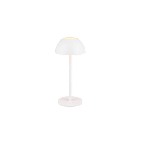 Lámpara Sobremesa LED Exterior RICARDO Batería Recargable 3000K Blanco | LeonLeds