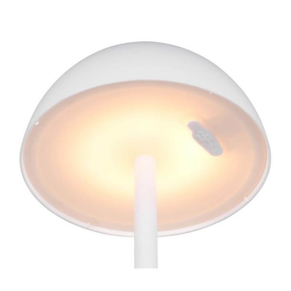 Lámpara Sobremesa LED Exterior RICARDO Batería Recargable 3000K Blanco | LeonLeds