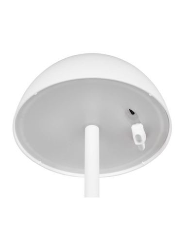 Lámpara Sobremesa LED Exterior RICARDO Batería Recargable 3000K Blanco | LeonLeds