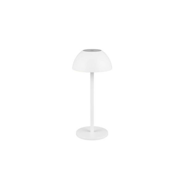 Lámpara Sobremesa LED Exterior RICARDO Batería Recargable 3000K Blanco | LeonLeds