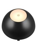 Lámpara Sobremesa LED Recargable RICARDO USB-C 1,7W 240lm 3000K IP54 Negro | LeonLeds