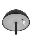 Lámpara Sobremesa LED Recargable RICARDO USB-C 1,7W 240lm 3000K IP54 Negro | LeonLeds