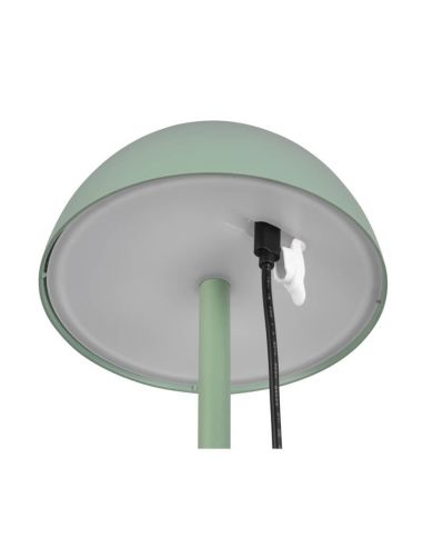 Lámpara LED de Sobremesa RICARDO Recargable USB-C 1,7W 240lm 3000K IP54 Verde | LeonLeds