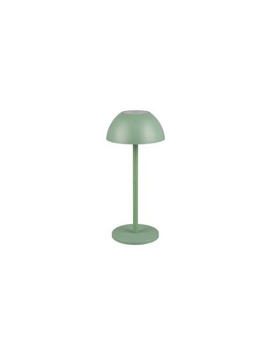 Lámpara LED de Sobremesa RICARDO Recargable USB-C 1,7W 240lm 3000K IP54 Verde | LeonLeds