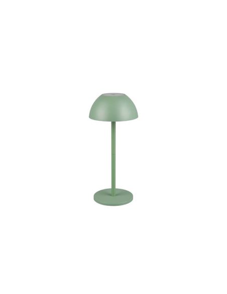 Lámpara LED de Sobremesa RICARDO Recargable USB-C 1,7W 240lm 3000K IP54 Verde | LeonLeds