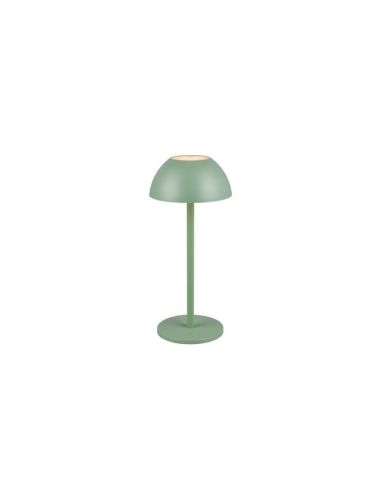 Lámpara LED de Sobremesa RICARDO Recargable USB-C 1,7W 240lm 3000K IP54 Verde | LeonLeds