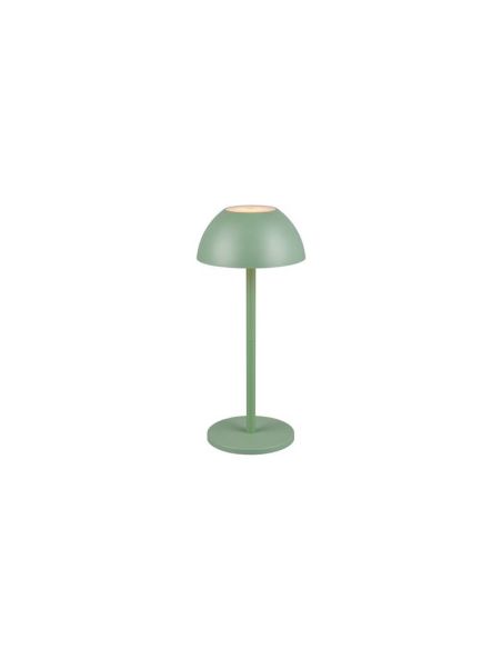 Lámpara LED de Sobremesa RICARDO Recargable USB-C 1,7W 240lm 3000K IP54 Verde | LeonLeds