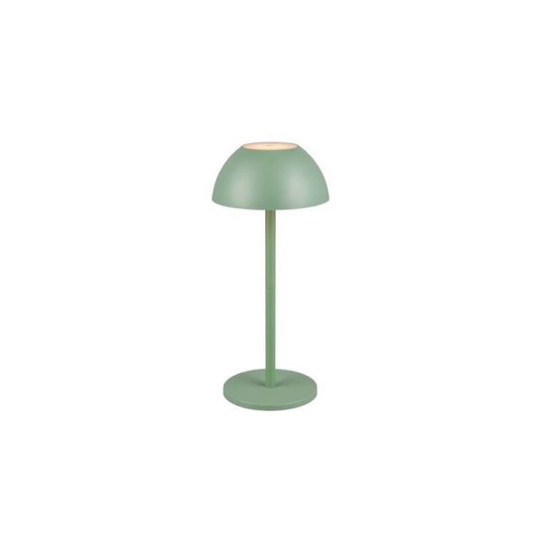 Lámpara LED de Sobremesa RICARDO Recargable USB-C 1,7W 240lm 3000K IP54 Verde | LeonLeds