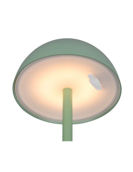 RICARDO Candeeiro de Mesa LED Recarregável USB-C 1.7W 240lm 3000K IP54 Verde | LeonLeds
