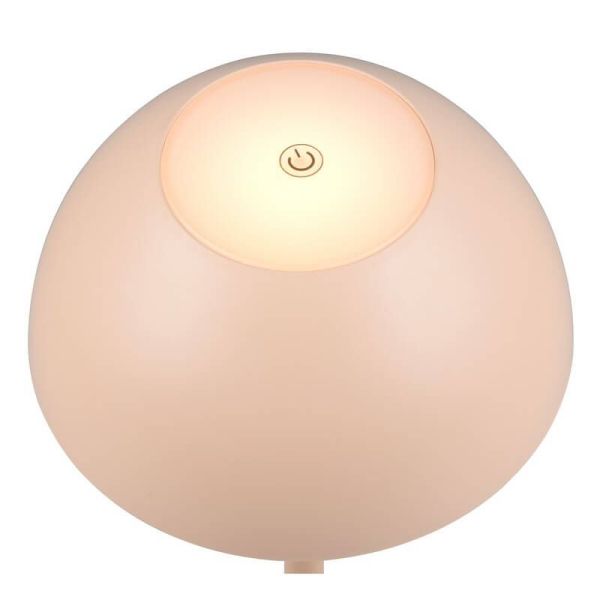 RICARDO Lampe de table LED rechargeable USB-C 1,7W 240lm 3000K IP54 Arena | LéonLeds