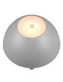 Lámpara Sobremesa LED Exterior RICARDO Batería Recargable Gris | LeonLeds