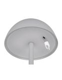Lámpara Sobremesa LED Exterior RICARDO Batería Recargable Gris | LeonLeds