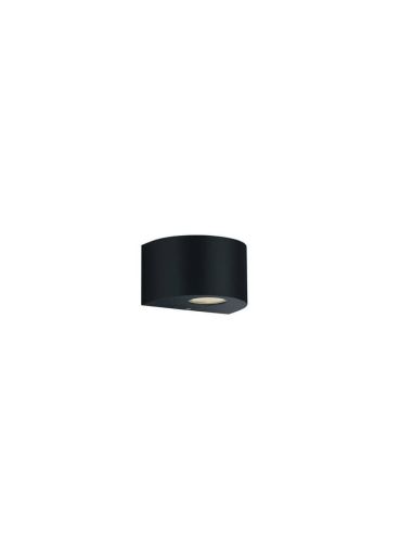Aplique LED Exterior Pequeño ROSARIO Luz Arriba y Abajo 2W 2x200lm 3000K IP44 Negro | LeonLeds