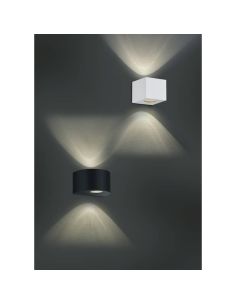 Aplique LED Exterior Pequeño ROSARIO Luz Arriba y Abajo 2W 2x200lm 3000K IP44 Negro | LeonLeds 2
