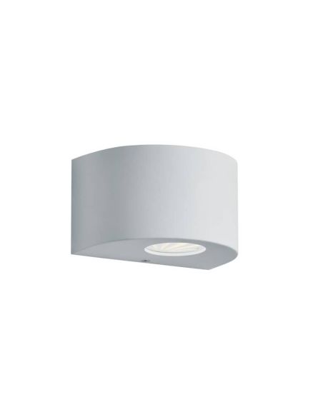 Candeeiro de parede LED para exterior pequeno ROSARIO Up and Down Light 2W 2x200lm 3000K IP44 Branco | LeonLeds