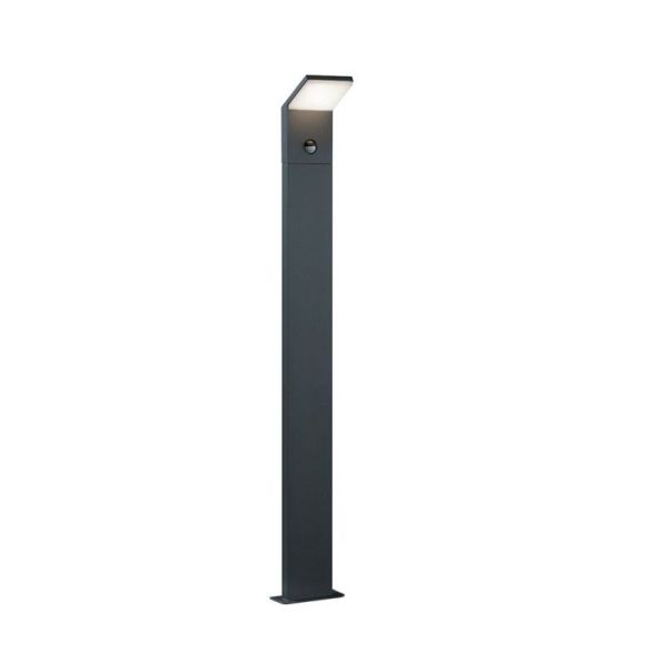 Poste Exterior LED PEARL Sensor Movimiento 8W 3000K IP54 Jardines y Patios | LeonLeds