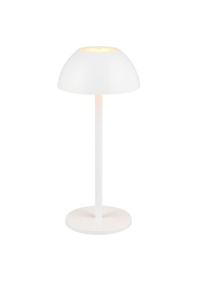Lámpara Sobremesa LED Exterior RICARDO Batería Recargable 3000K Blanco | LeonLeds