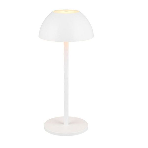 Lámpara Sobremesa LED Exterior RICARDO Batería Recargable 3000K Blanco | LeonLeds