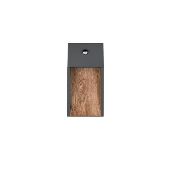 Aplique LED Exterior SALMON Con Sensor de Movimiento 11W 3000K IP44 | LeonLeds