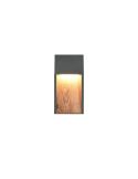 Aplique LED Exterior SALMON Acabado Efecto Madera 11W 3000K IP44 | LeonLeds