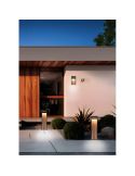 Aplique LED Exterior SALMON Acabado Efecto Madera 11W 3000K IP44 | LeonLeds