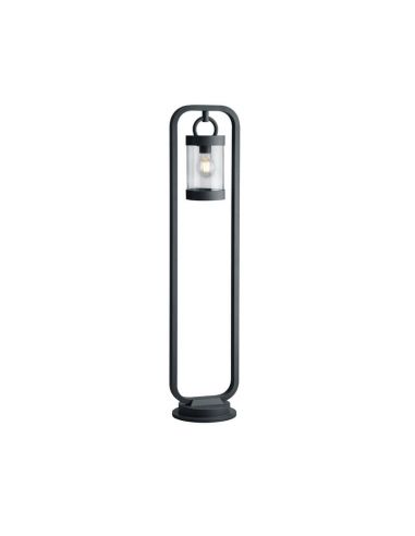 Poste Exterior SAMBESI Sensor Crepuscular Bombilla excl. 1xE27 max. 28W IP44 | LeonLeds