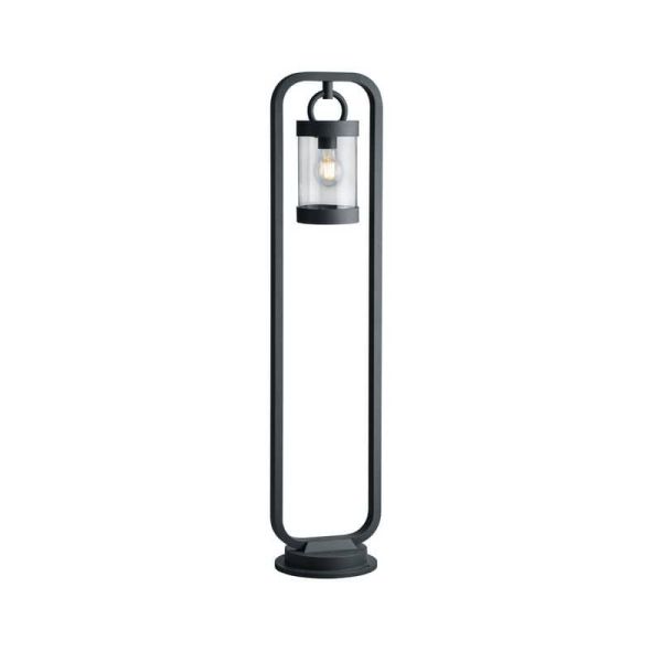 Poste Exterior SAMBESI Sensor Crepuscular Bombilla excl. 1xE27 max. 28W IP44 | LeonLeds