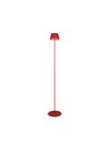 Lámpara de pie LED Regulable Sensor SUAREZ Altura 1,5W Luz Cálida 3000K Rojo | LeonLeds