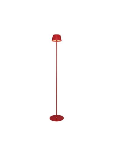 Lámpara de pie LED Regulable Sensor SUAREZ Altura 1,5W Luz Cálida 3000K Rojo | LeonLeds