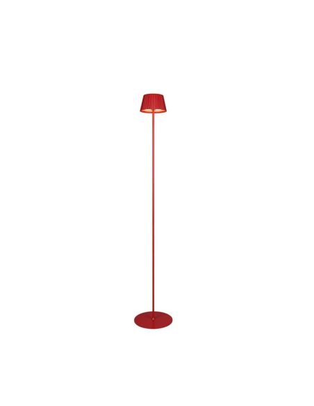 Candeeiro de pé LED regulável SUAREZ Sensor Altura 1.5W Luz quente 3000K Vermelho | LeonLeds