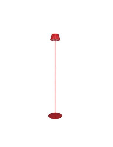 Lámpara de pie LED Regulable Sensor SUAREZ Altura 1,5W Luz Cálida 3000K Rojo | LeonLeds