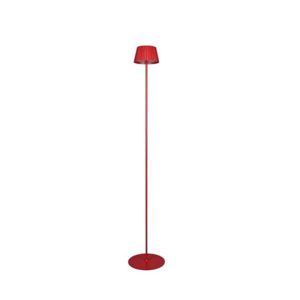 Lámpara de pie LED Regulable Sensor SUAREZ Altura 1,5W Luz Cálida 3000K Rojo | LeonLeds